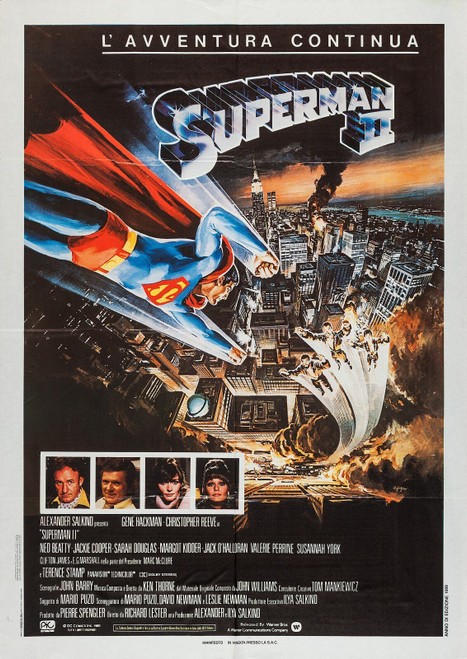 Superman II (1981)_2 Poster Canvas Movie Film Print A0 A1 A2 A3 A4 A5 A6 Art Wal