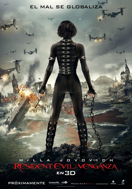 Resident Evil_ Retribution (2012)_2 Poster Canvas Movie Film Print A0 A1 A2 A3 A