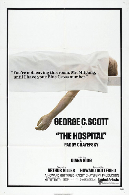 The Hospital (1971)_1 Poster Canvas Movie Film Print A0 A1 A2 A3 A4 A5 A6 Art Wa