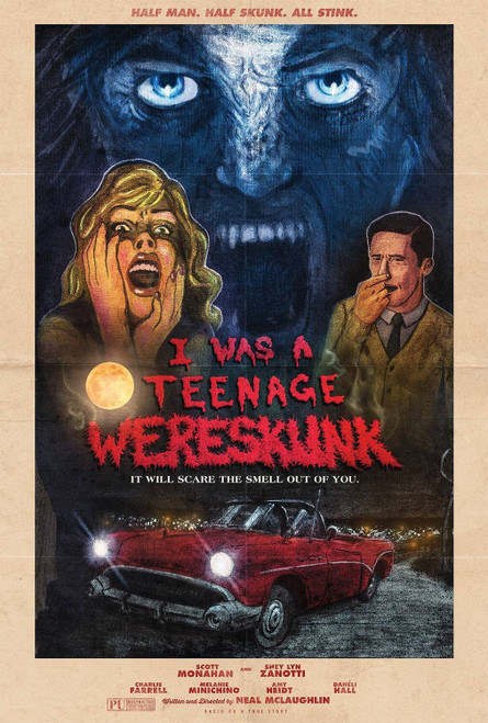 I Was a Teenage Wereskunk (2016)_1 Poster Canvas Movie Film Print A0 A1 A2 A3 A4