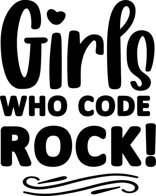 Girls who code rock! Poster Canvas Movie Film Print A0 A1 A2 A3 A4 A5 A6 Art Wal