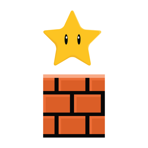 SUPER MARIO (237) Poster Canvas Movie Film Print A0 A1 A2 A3 A4 A5 A6 Art Wall D