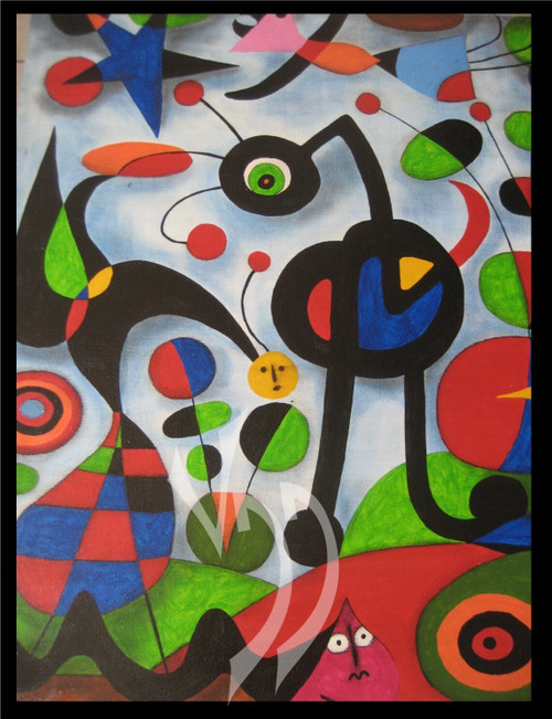 Miro Joan - Picture 14 Poster Canvas Movie Film Print A0 A1 A2 A3 A4 A5 A6 Art W
