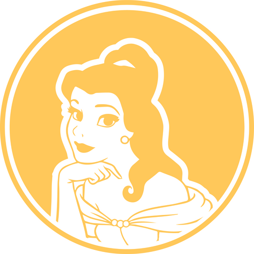 Bell-princess31 Poster Canvas Movie Film Print A0 A1 A2 A3 A4 A5 A6 Art Wall Dec