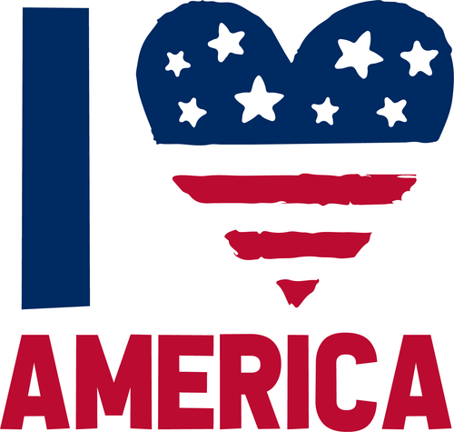 i love america (2) Funny Poster Creative Canvas Print A0 A1 A2 A3 A4 A5 A6 Art W