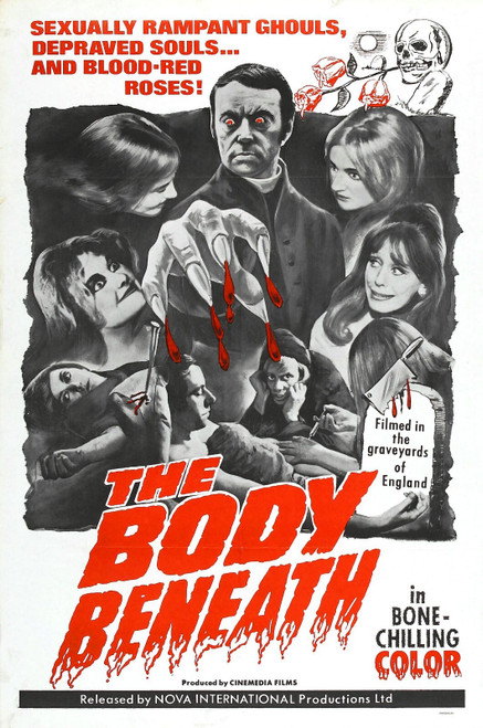Body Beneath 01 Poster Canvas Movie Film Print A0 A1 A2 A3 A4 A5 A6 Art Wall Dec