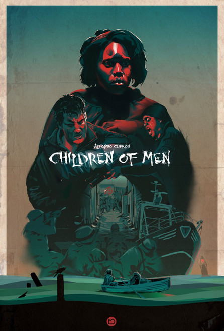 children of men 2 Poster Canvas Movie Film Print A0 A1 A2 A3 A4 A5 A6 Art Wall D