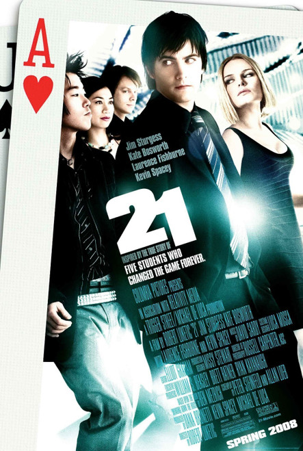 21 (2008)_1 Movie Film Poster Canvas iconic design