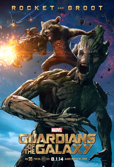 Guardians of the Galaxy (2014)_4 Movie Film Poster Canvas iconic design