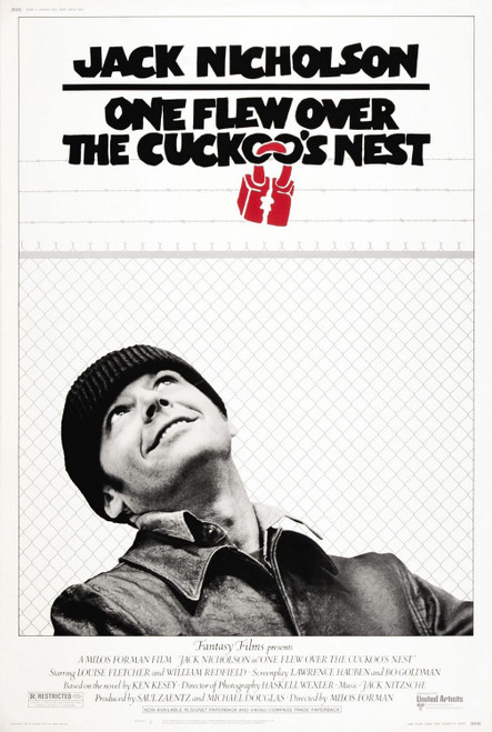 One Flew Over the Cuckoo_s Nest (1975)_1 Poster Canvas Movie Film Print A0 A1 A2