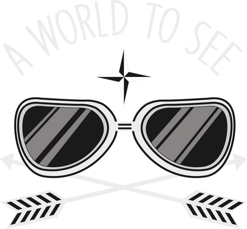 A World to See Fun Gift Poster Canvas Print A0 A1 A2 A3 A4 A5 A6 Art Wall Decora