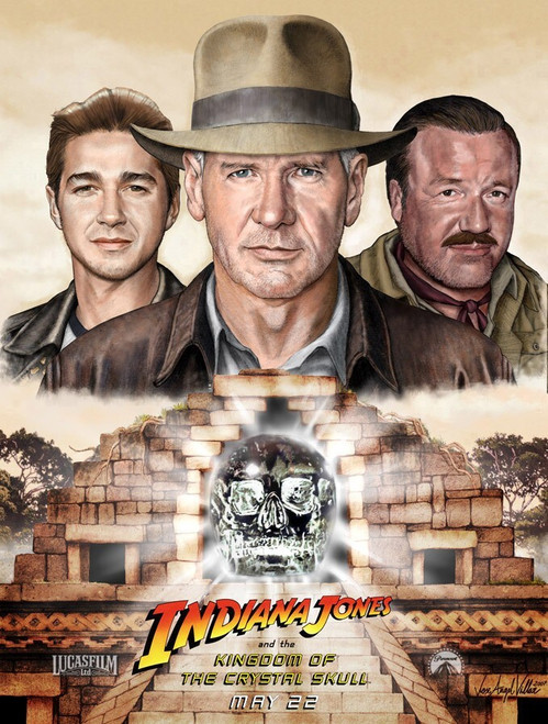 indiana-jones-and-the-kingdom-of-the-crystal-skull_1709b128 Poster Canvas Movie