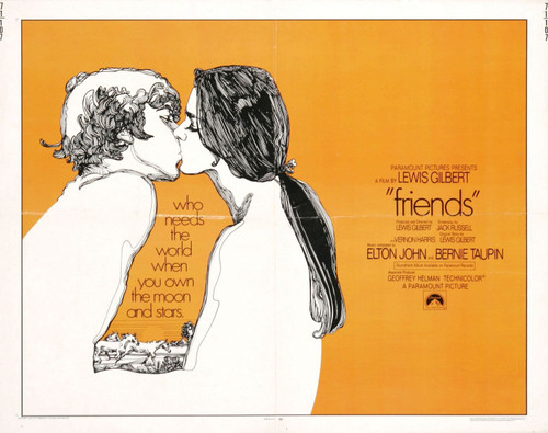 Friends (1971)_0 Movie Film Poster Canvas iconic design