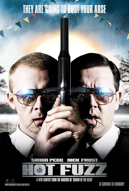 Hot Fuzz Grant Poster Canvas Movie Film Print A0 A1 A2 A3 A4 A5 A6 Art Wall Deco