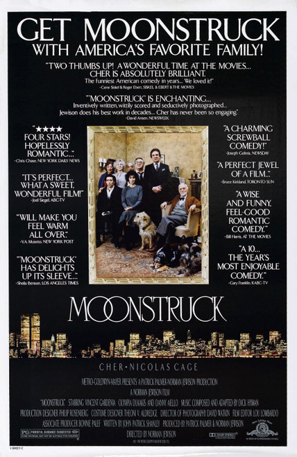 Moonstruck (1987)_3 Poster Canvas Movie Film Print A0 A1 A2 A3 A4 A5 A6 Art Wall