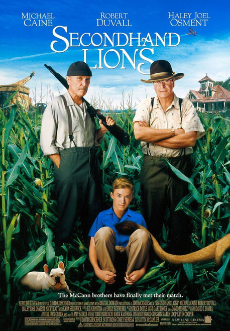 Secondhand Lions (2003)_1 Poster Canvas Movie Film Print A0 A1 A2 A3 A4 A5 A6 Ar