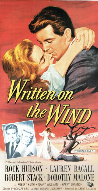 Written On The Wind- US 1956 small Poster Canvas Movie Film Print A0 A1 A2 A3 A4