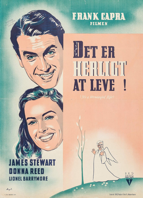 It_s a Wonderful Life (1946)_10 Poster Canvas Movie Film Print A0 A1 A2 A3 A4 A5