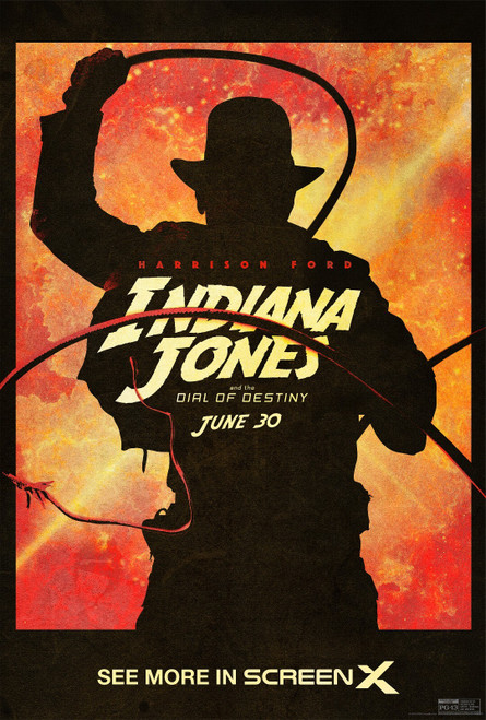 Indiana Jones and the Dial of Destiny (2023)_6 Poster Canvas Movie Film Print A0