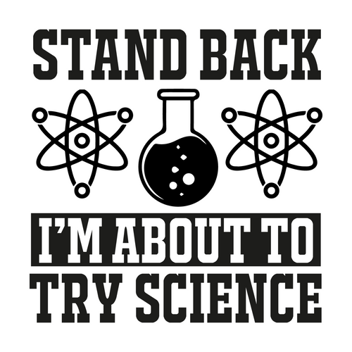 stand back i m about to try science-01 Poster Personalized Canvas Movie Film Pri