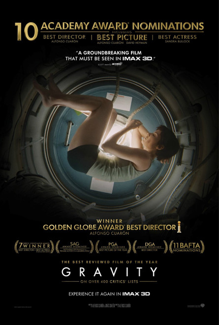 gravity 7 Poster Canvas Movie Film Print A0 A1 A2 A3 A4 A5 A6 Art Wall Decoratio