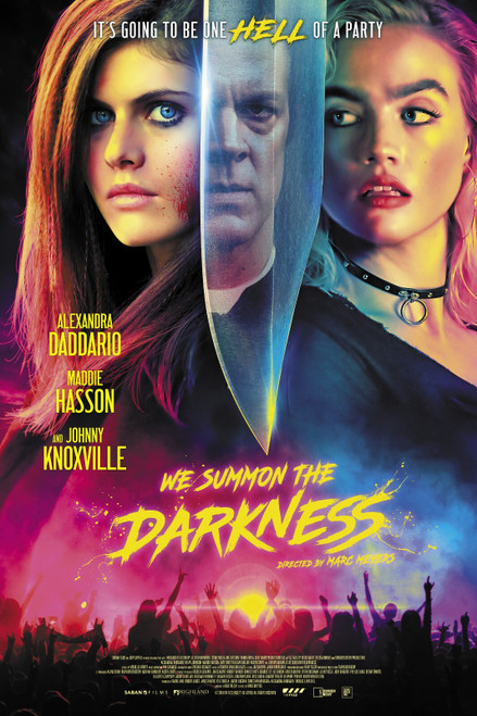 We Summon the Darkness (2020)_2 Poster Canvas Movie Film Print A0 A1 A2 A3 A4 A5