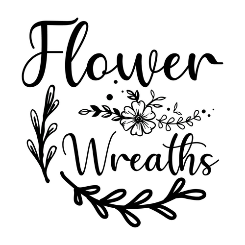 Flower wreaths-01 Personalized Poster Canvas Print A0 A1 A2 A3 A4 A5 A6 Art Wall
