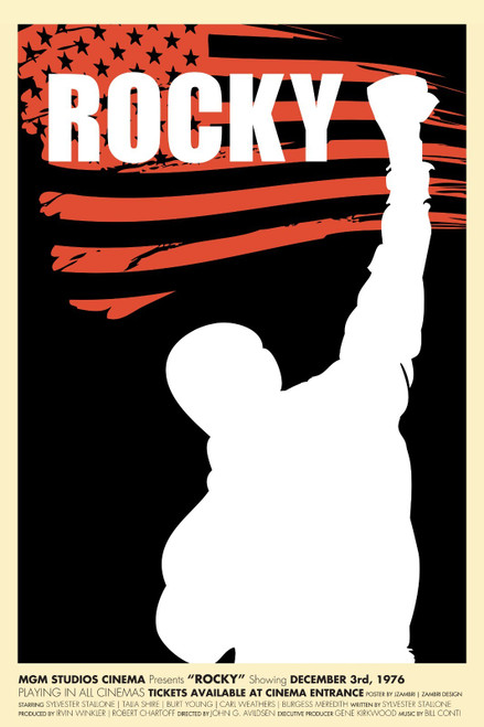 rocky poster big Poster Canvas Movie Film Print A0 A1 A2 A3 A4 A5 A6 Art Wall De