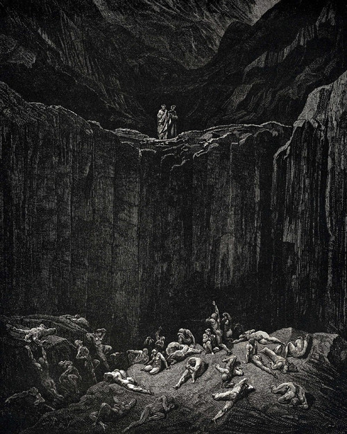 Dore_Gustave_60._So_my_look_went_to_a_distance_where_the_inf Poster Canvas Movie
