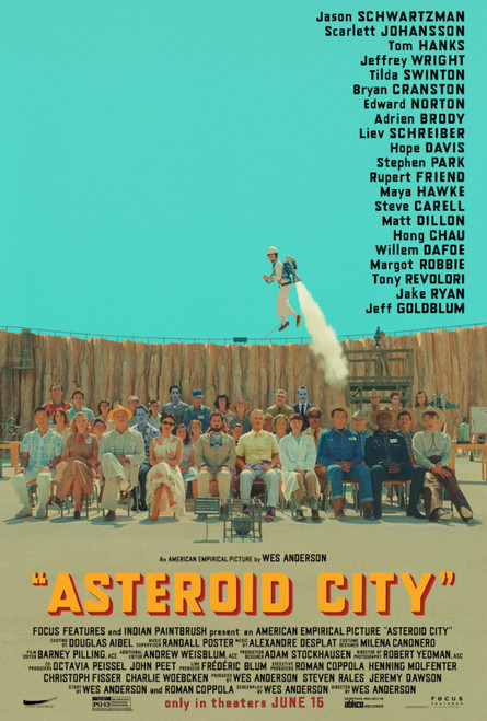 Asteroid City (2023)_2 Movie Film Poster Canvas iconic design