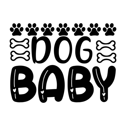Dog Baby-01 Funny Poster Canvas Print A0 A1 A2 A3 A4 A5 A6 Art Wall Decoration