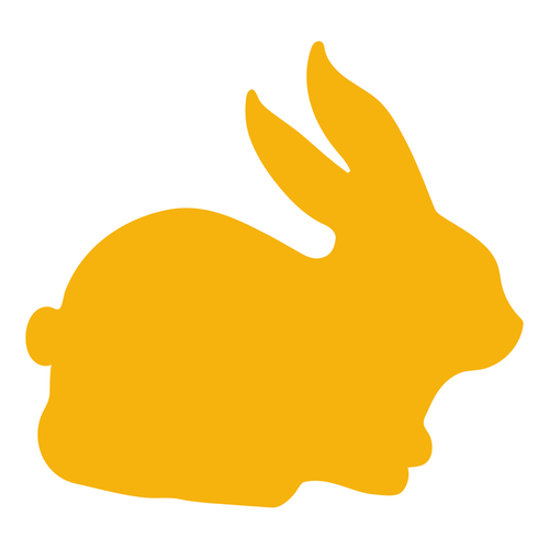 Bunny-rabbit-outline_14 Poster Canvas Movie Film Print A0 A1 A2 A3 A4 A5 A6 Art