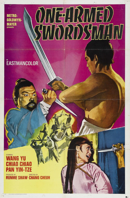One Armed Swordsman 01 Poster Canvas Movie Film Print A0 A1 A2 A3 A4 A5 A6 Art W