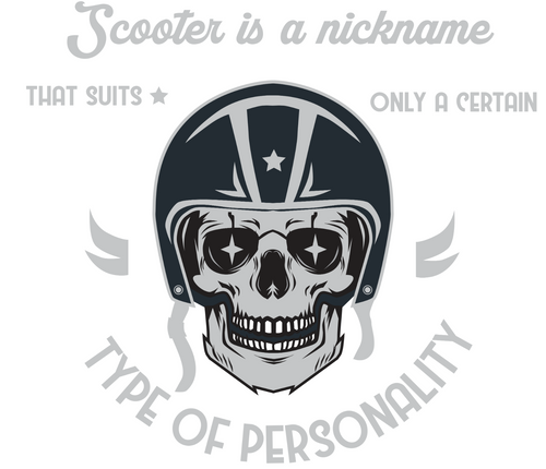 Scooter is a Nickname Poster Canvas Movie Film Print A0 A1 A2 A3 A4 A5 A6 Art Wa