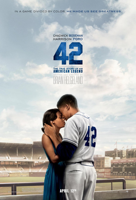 42 (2013)_10 Movie Film Poster Canvas iconic design