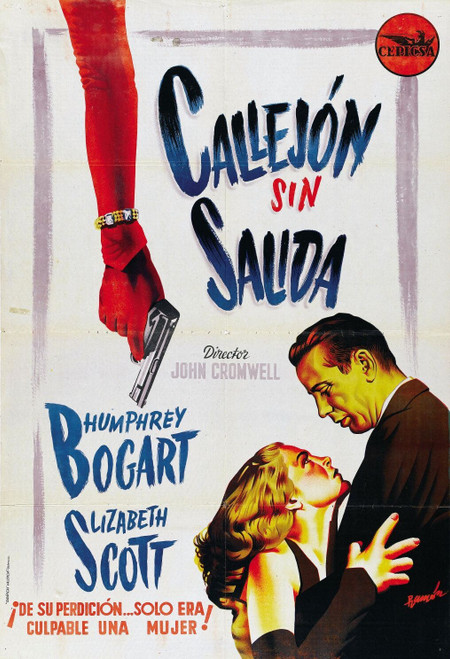 Dead Reckoning (1947)_5 Movie Film Poster Canvas iconic design