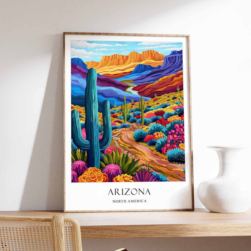 10_Arizona Poster, Home Decor, Travel Art, North American Wall Art, United State