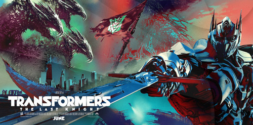 Transformers_ The Last Knight (2017)_3 Poster Canvas Movie Film Print A0 A1 A2 A
