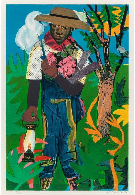 Romare Howard Bearden - The Lantern 1979 Poster Canvas Movie Film Print A0 A1 A2