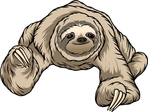 Sloth 17 Poster Canvas Movie Film Print A0 A1 A2 A3 A4 A5 A6 Art Wall Decoration
