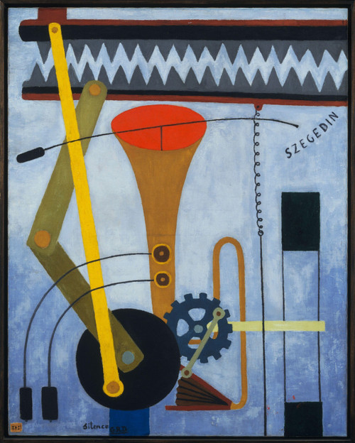 Georges Ribemont-Dessaignes - Silence Poster Canvas Movie Film Print A0 A1 A2 A3