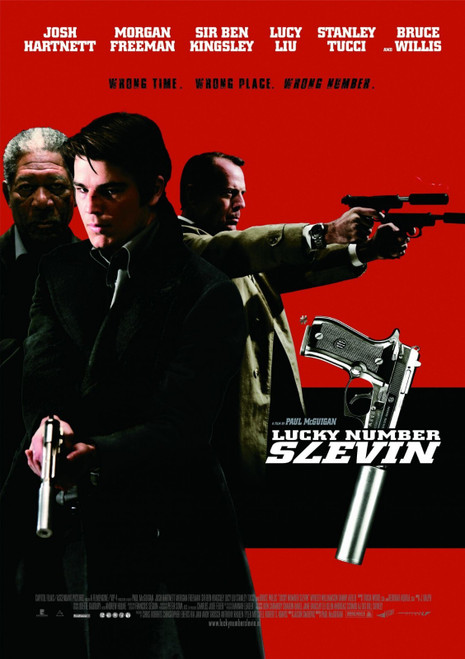 Lucky Number Slevin (2006)_4 Poster Canvas Movie Film Print A0 A1 A2 A3 A4 A5 A6