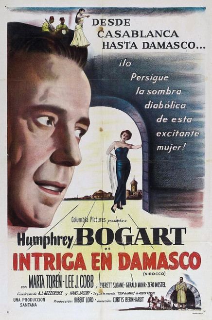 Sirocco (1951)_4 Poster Canvas Movie Film Print A0 A1 A2 A3 A4 A5 A6 Art Wall De