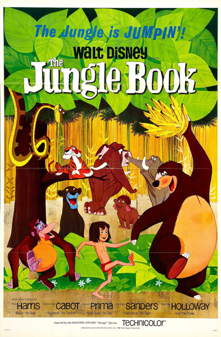 The Jungle Book (1967)_1 Poster Canvas Movie Film Print A0 A1 A2 A3 A4 A5 A6 Art