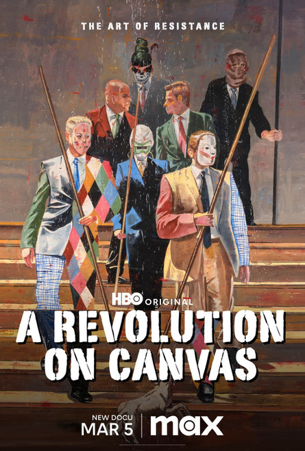 A Revolution on Canvas (2023)_0 Movie Film Poster Canvas iconic design