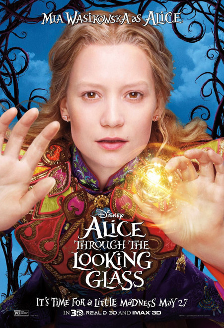 Alice Through the Looking Glass (2016)_13 Movie Film Poster Canvas iconic design