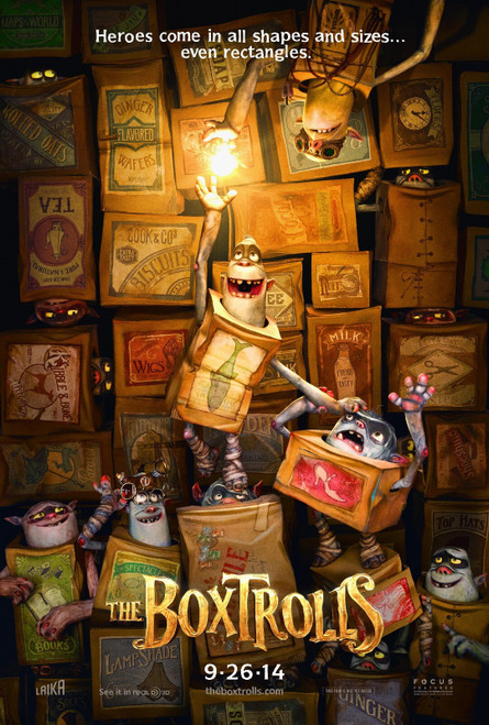 The Boxtrolls (2014)_1 Poster Canvas Movie Film Print A0 A1 A2 A3 A4 A5 A6 Art W