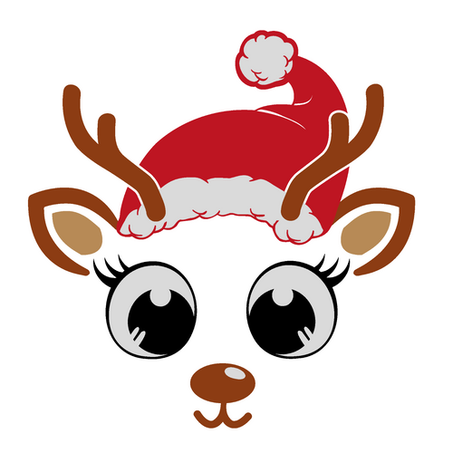 Girl-Reindeer-09 Poster Canvas Movie Film Print A0 A1 A2 A3 A4 A5 A6 Art Wall De