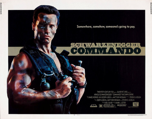 Commando 1985 02 Poster Canvas Print Art Painting Decor Reprint wall A0 A1 A2 A3