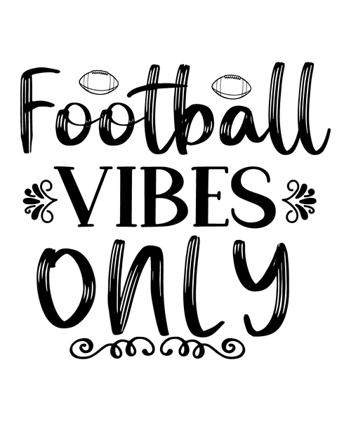 Football Vibes Only-01 Personalized Poster Canvas Print A0 A1 A2 A3 A4 A5 A6 Art